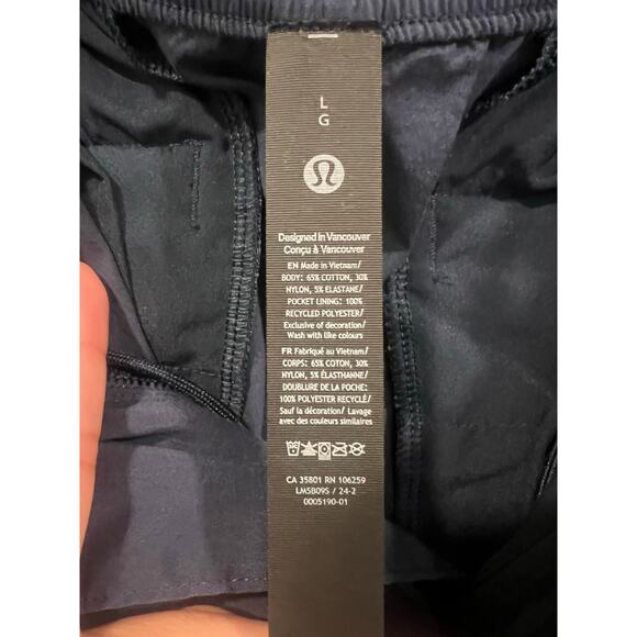 Lululemon Mens Classic Fit Pants Blue Large Athleisure Gym Loungewear - Picture 7 of 11